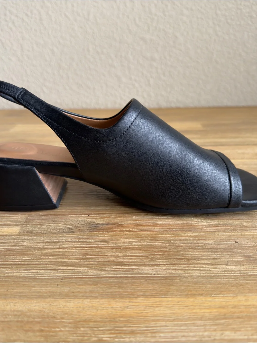 Gentle Souls Penny Leather Block Heel Slingback Sandals